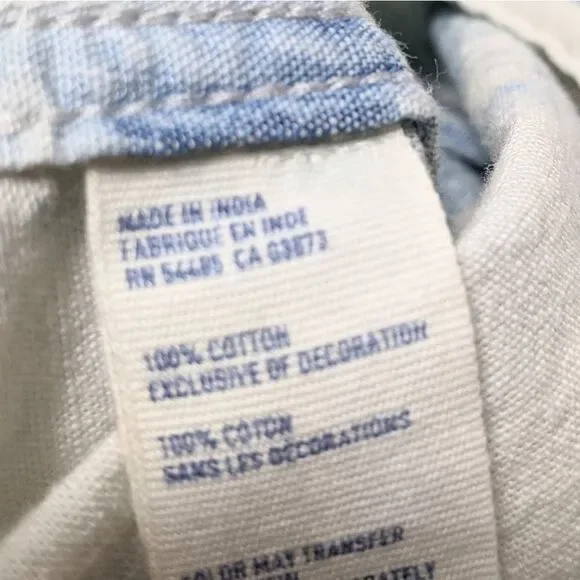 AEO Favorite Fit Acid Wash Snap Button Shirt M - Picture 7 of 8